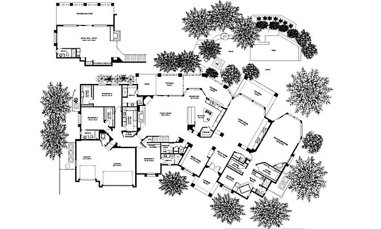 Room Layout Plan w/ Site Detail